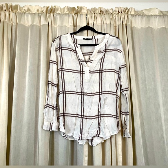 Plaid Pattern Blouse - Picture 1 of 4